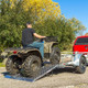 Polaris Ranger Big Boy EZ Rizer™ Aluminum Tri-Fold Ramp by Black Widow